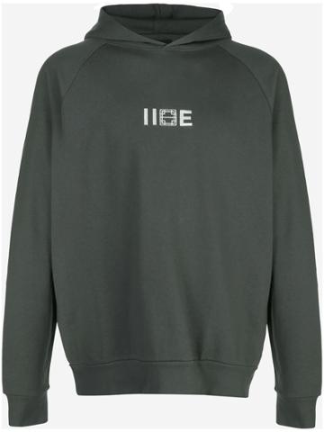 Iise Logo Jersey Hoody - Grey