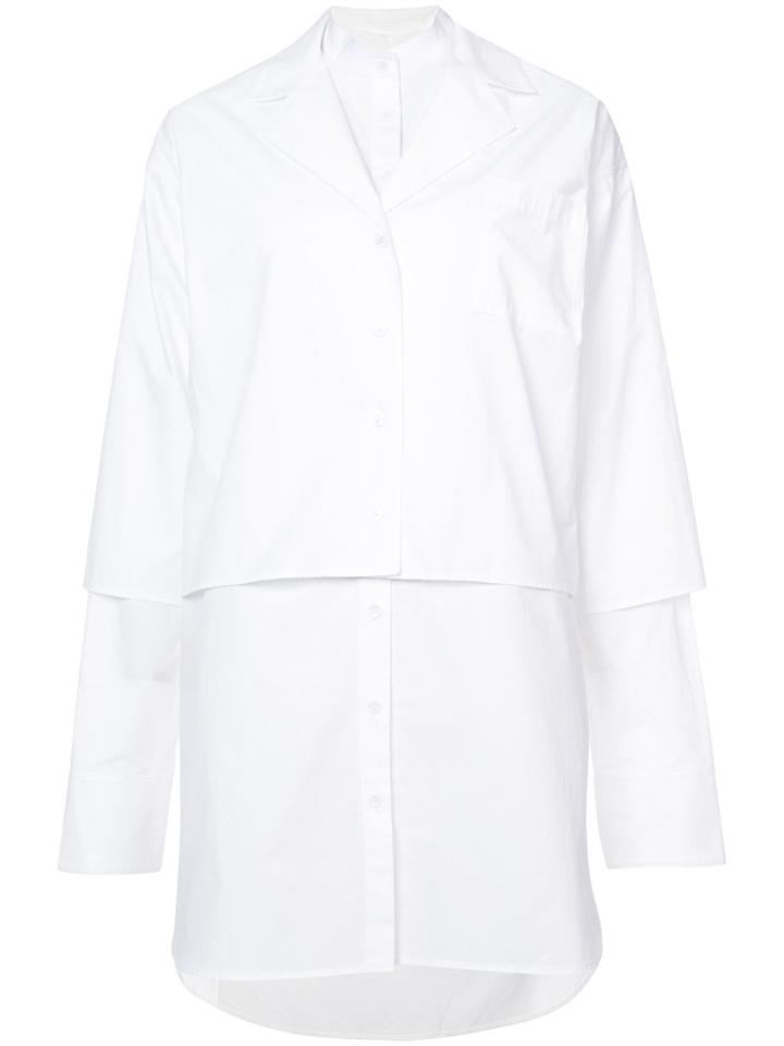 Rosie Assoulin Oversized Tunic Shirt - White