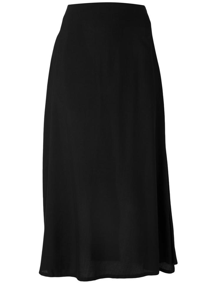 Yohji Yamamoto - Curl Skirt - Women - Rayon - Ii, Black, Rayon