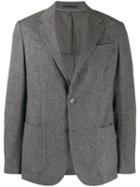 Z Zegna Fitted Suit Jacket - Grey