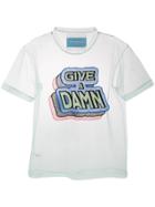 Victor & Rolf Sheer 'give A Damn' T-shirt - Green
