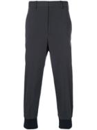 Neil Barrett Gathered Ankle Trousers - Blue