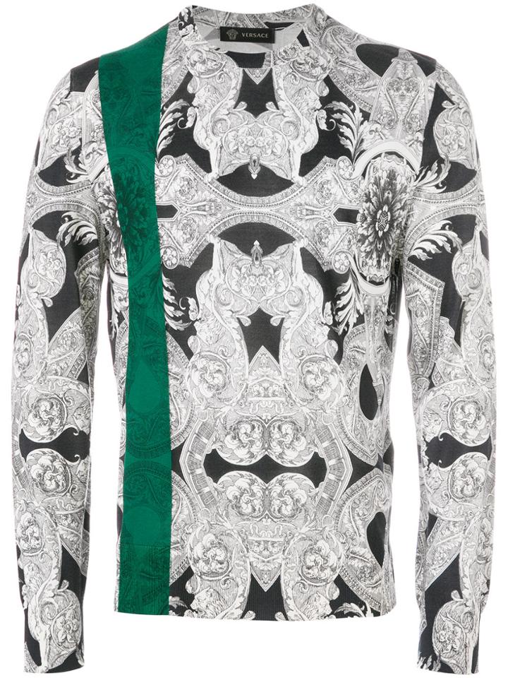 Versace Baroque Print Jumper - Multicolour