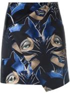 Philipp Plein Catwoman Print Skirt