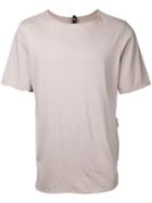 Factotum - Crew Neck T-shirt - Men - Cotton - 44, Pink/purple, Cotton