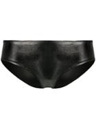 Isabel Marant Metallic Bikini Briefs - Silver