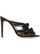 Alexandre Birman Multi String Mules - Black