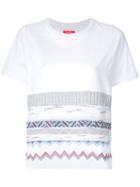 Coohem Tricot Couture T-shirt, Women's, Size: 38, White, Cotton