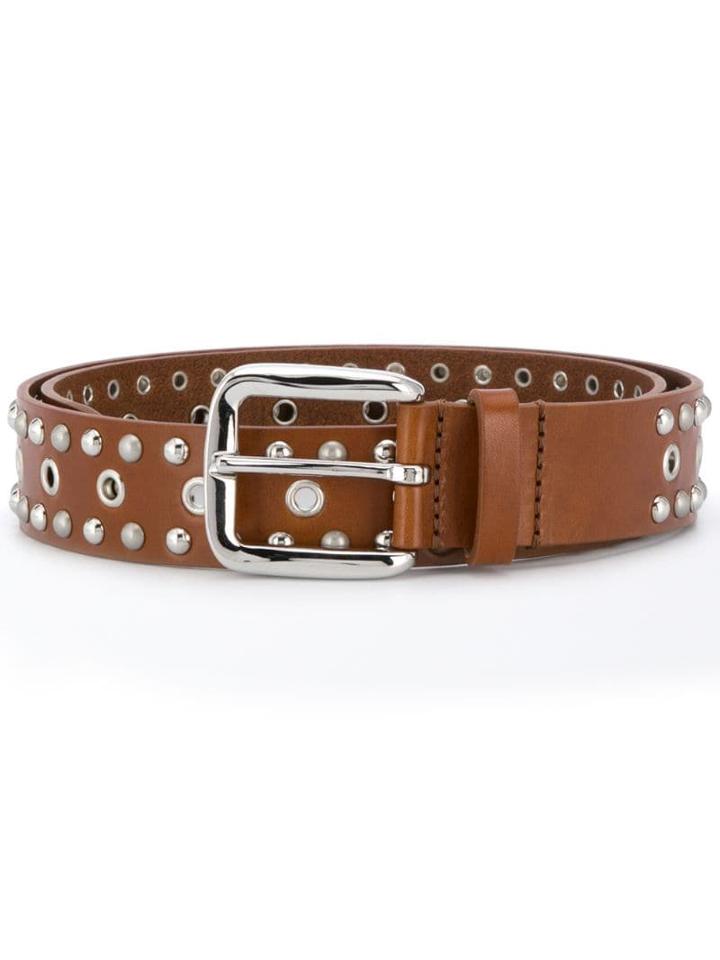 Isabel Marant Rica Studded Belt - Brown
