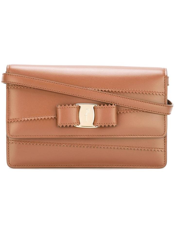 Salvatore Ferragamo 'vara' Crossbody Bag, Women's, Brown