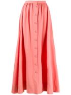 Chinti & Parker Front Button Skirt - Pink