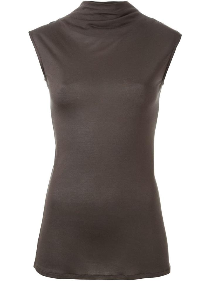 Strateas Carlucci Cowl Neck Tank Top, Women's, Size: Xs, Brown, Modal