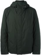 Woolrich Hooded Short Jacket, Men's, Size: Xl, Green, Feather Down/polyamide/polyester/viscose