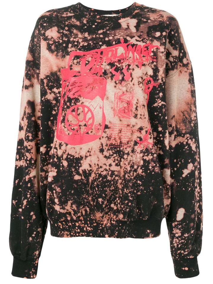 Ottolinger Tie Dye Sweatshirt - Black