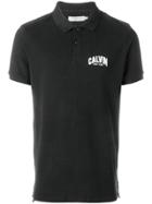 Calvin Klein Jeans Front Logo Polo Shirt - Black