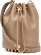 Alexander Wang Alpha Bucket Crossbody Bag, Women's, Nude/neutrals, Leather/metal Other
