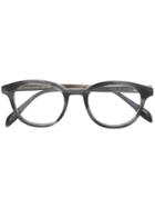 Alexander Mcqueen Eyewea Round Glasses - Grey