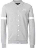 Hydrogen Button Sweat Jacket, Men's, Size: Xxl, Grey, Cotton