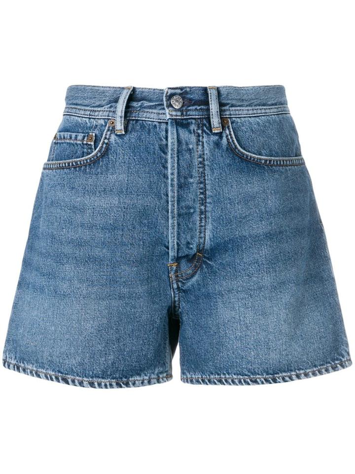 Acne Studios Swamp Denim Shorts - Blue