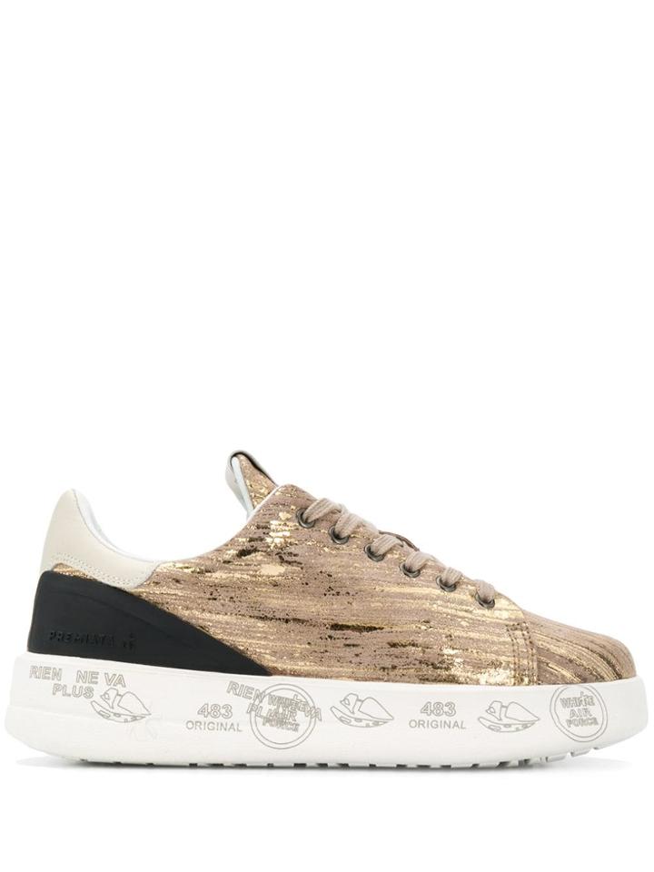 Premiata Belle Sneakers - Gold
