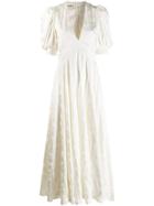 Zadig & Voltaire Flower Robe Longue Dress - White