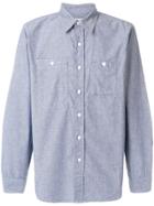 Engineered Garments Asymmetric Pockets Shirt - Blue