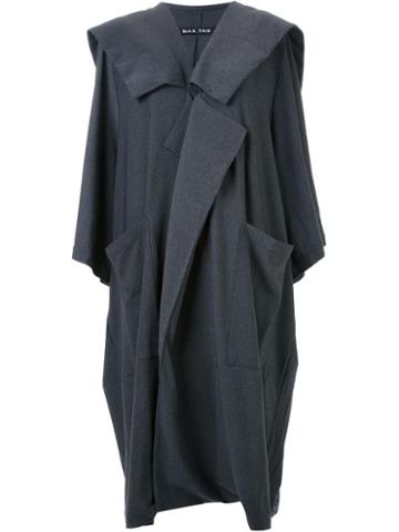 Max Tan Oversized Shawl Lapel Coat