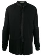 Di Liborio Pleated Panel Shirt - Black