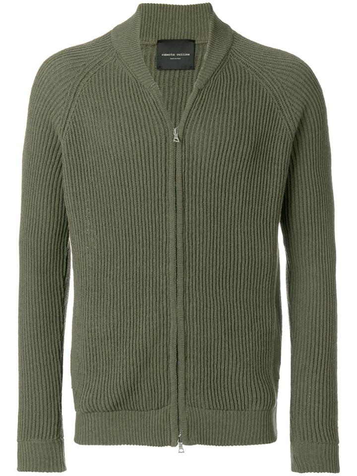 Roberto Collina Classic Cardigan - Green
