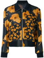 Paul Smith - Embroidered Bomber Jacket - Women - Silk/cotton - 40, Blue, Silk/cotton