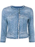 Liu Jo Crystal-embellished Jacket - Blue