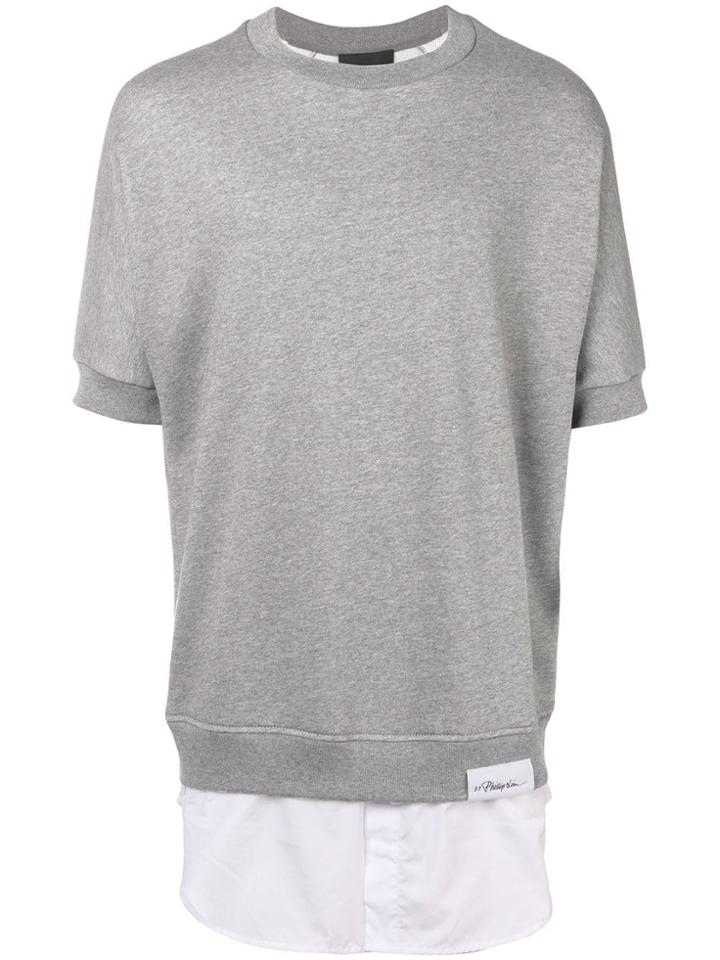 3.1 Phillip Lim Layered T-shirt - Grey