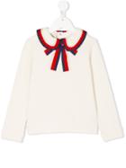 Gucci Kids - Bib Trim Top - Kids - Cotton - 6 Yrs, Nude/neutrals