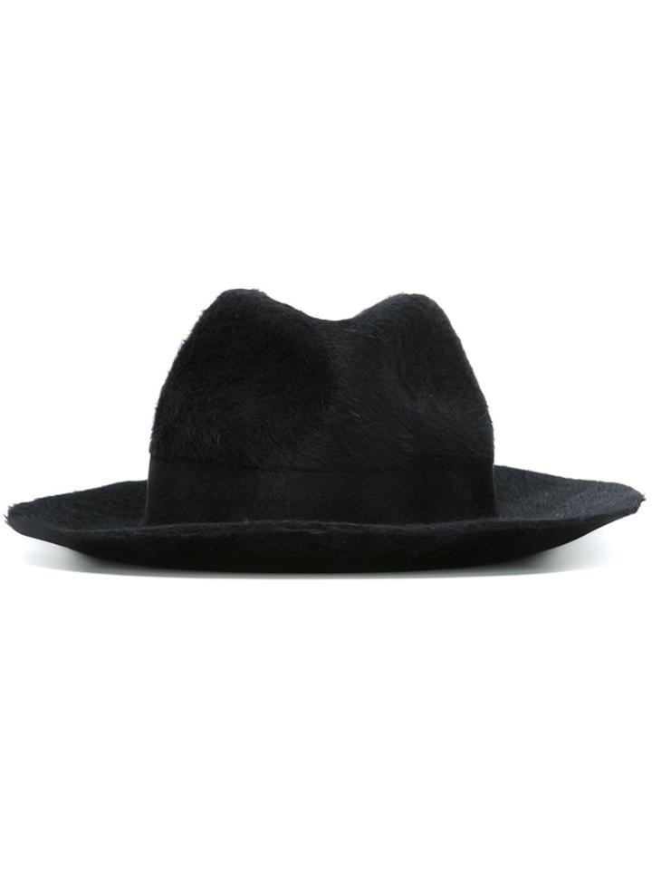 Lola Hats Low Fedora Hat - Black