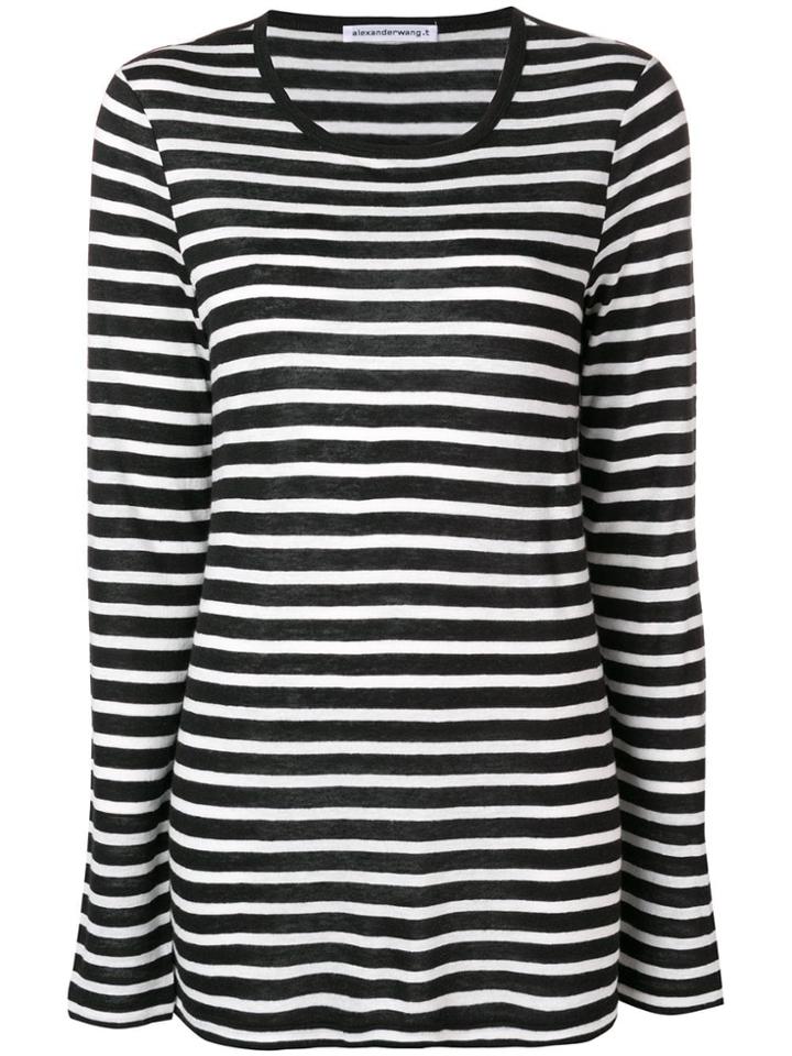 Alexander Wang Striped Jersey - Black