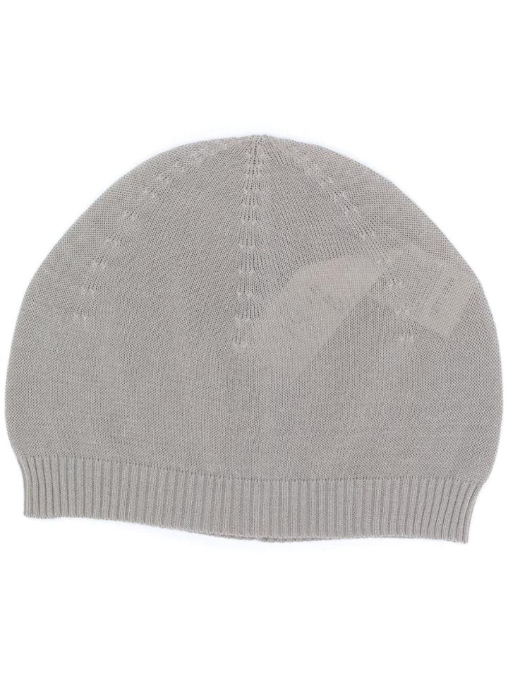 Rick Owens Classic Beanie Hat - Grey