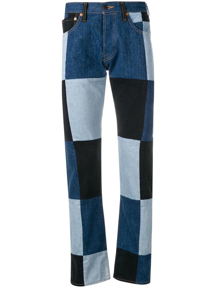 Gosha Rubchinskiy Gosha Rubchinskiy X Levi's Patchwork Jeans - Blue