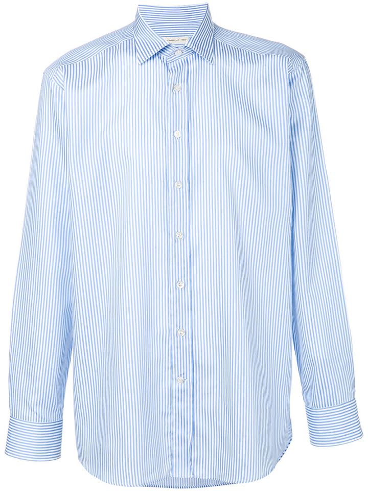 Etro - New Warrant Shirt - Men - Cotton - 43, Blue, Cotton