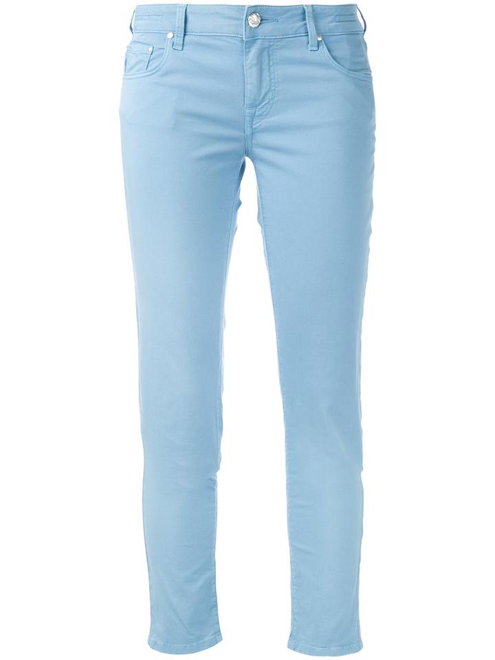 Jacob Cohen Skinny Trousers, Women's, Size: 29, Blue, Cotton/spandex/elastane