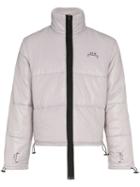A-cold-wall* Logo Quilted Puffer Jacket - Grey