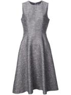 Lela Rose Flared Dress - Grey