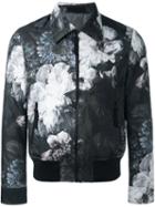 Alexander Mcqueen Floral Print Jacket, Men's, Size: 50, Silk/polyester/cotton/viscose