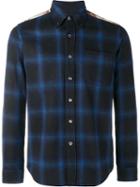 Sophnet. Checked Cotton Shirt, Men's, Size: Xl, Blue, Cotton