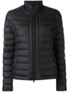 Woolrich - Banded Collar Zipped Jacket - Women - Feather Down/polyamide - Xl, Black, Feather Down/polyamide