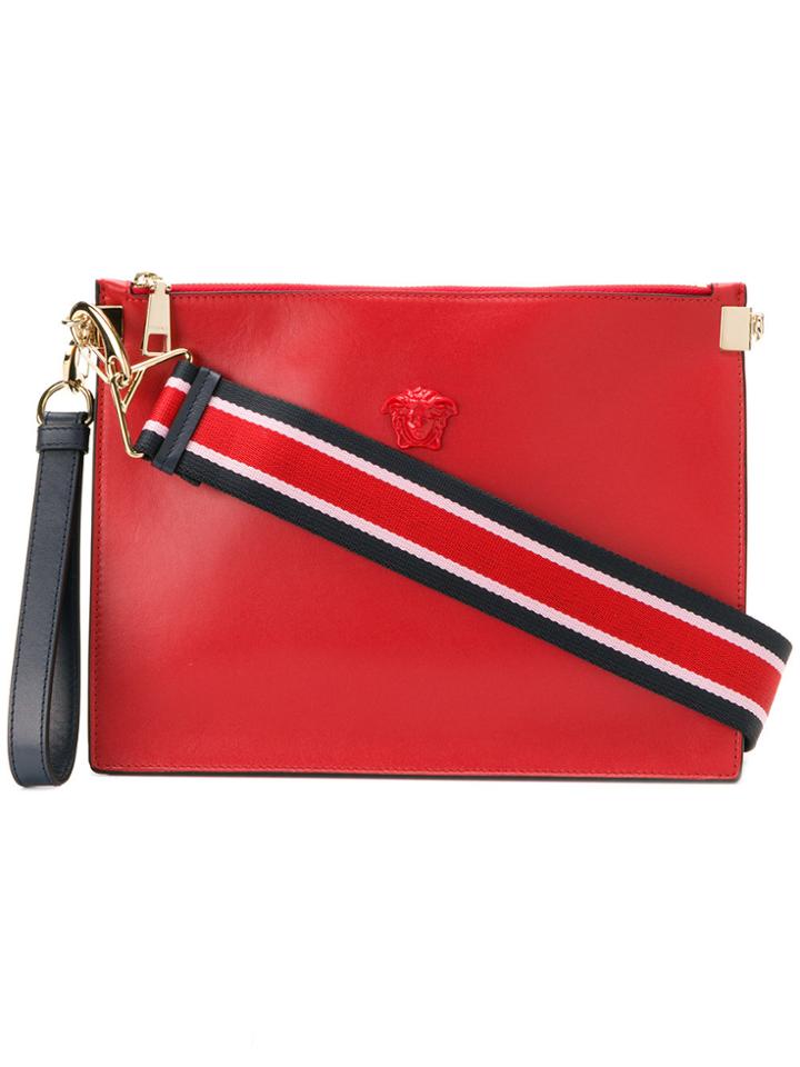 Versace Medusa Head Clutch Bag - Black