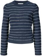 Sonia Rykiel Scalloped Knitted Top - Blue