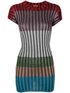 Missoni Striped Bodycon Dress - Multicolour