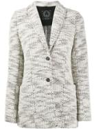 T Jacket Chunky Knitted Cardigan - White