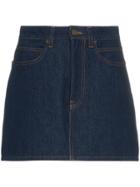 Calvin Klein Jeans Logo Back Denim Mini Skirt - Unavailable