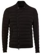 Moncler Padded Jacket, Men's, Size: 1, Black, Feather Down/goose Down/polyamide/spandex/elastane